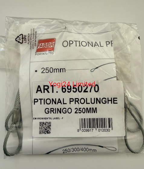 Option for FABBRI Gringo Ski/Bici (fixing cable 250mm)