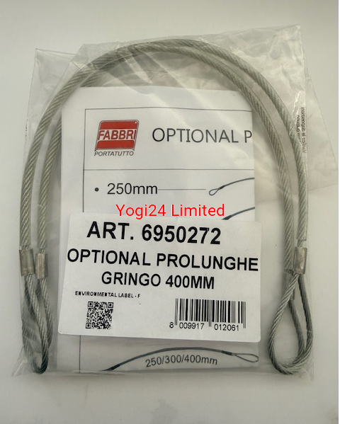 Option for FABBRI Gringo Ski/Bici (fixing cable 400mm)
