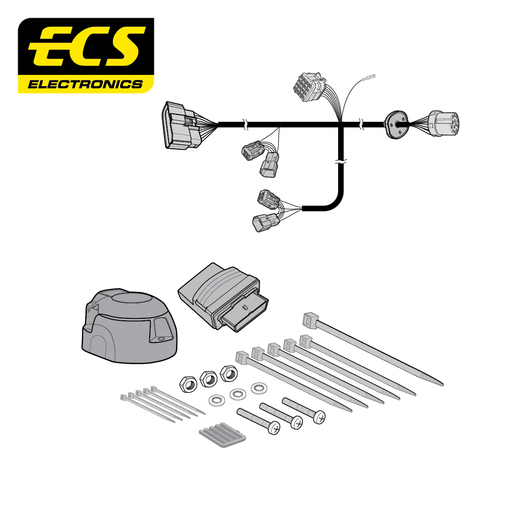 ECS 13-pin Towbar Wiring Kit – Isuzu D-Max 2020+ [IS01713U]