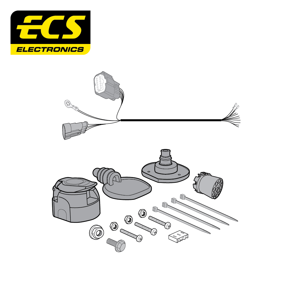 ECS 13-pin Towbar Wiring Kit – Iveco Daily / eDaily 2014+ [IV005DLU]
