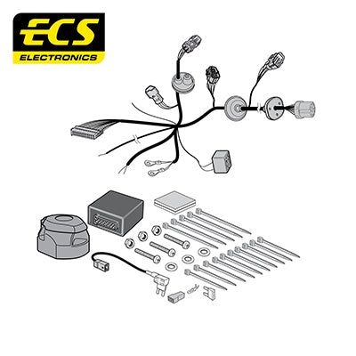 ECS 13-pin Towbar Wiring Kit – Kia Sportage 2010–2016 [KI11713U]
