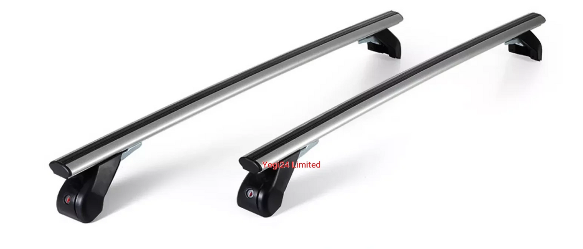 FABBRI Roof Rack fits AUDI A4 Saloon 4-door 2007-2015 (normal roof) – Aluminium aero bars 110 cm