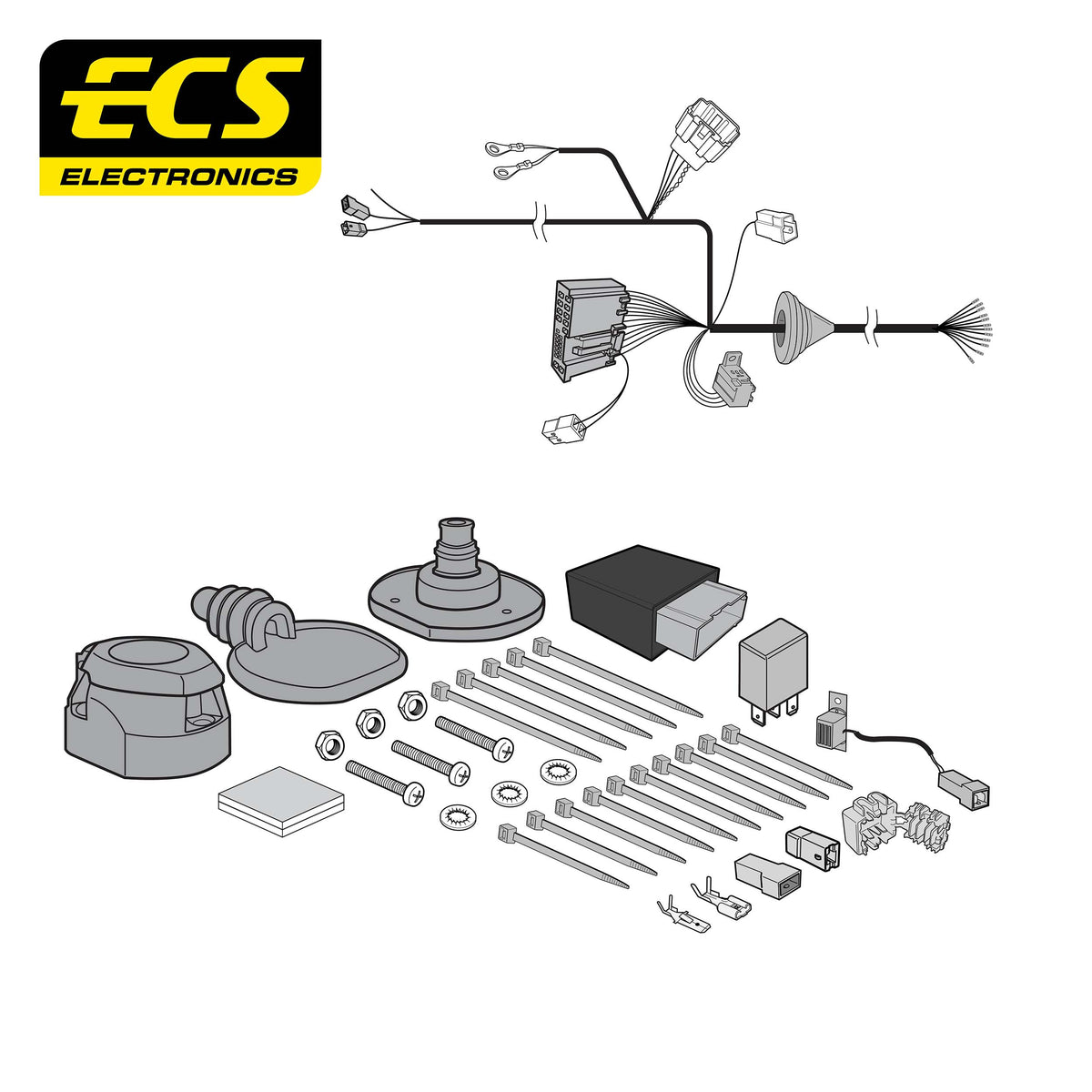 ECS 13-pin Towbar Wiring Kit – Leapmotor C10 2024+ [LM00113U]