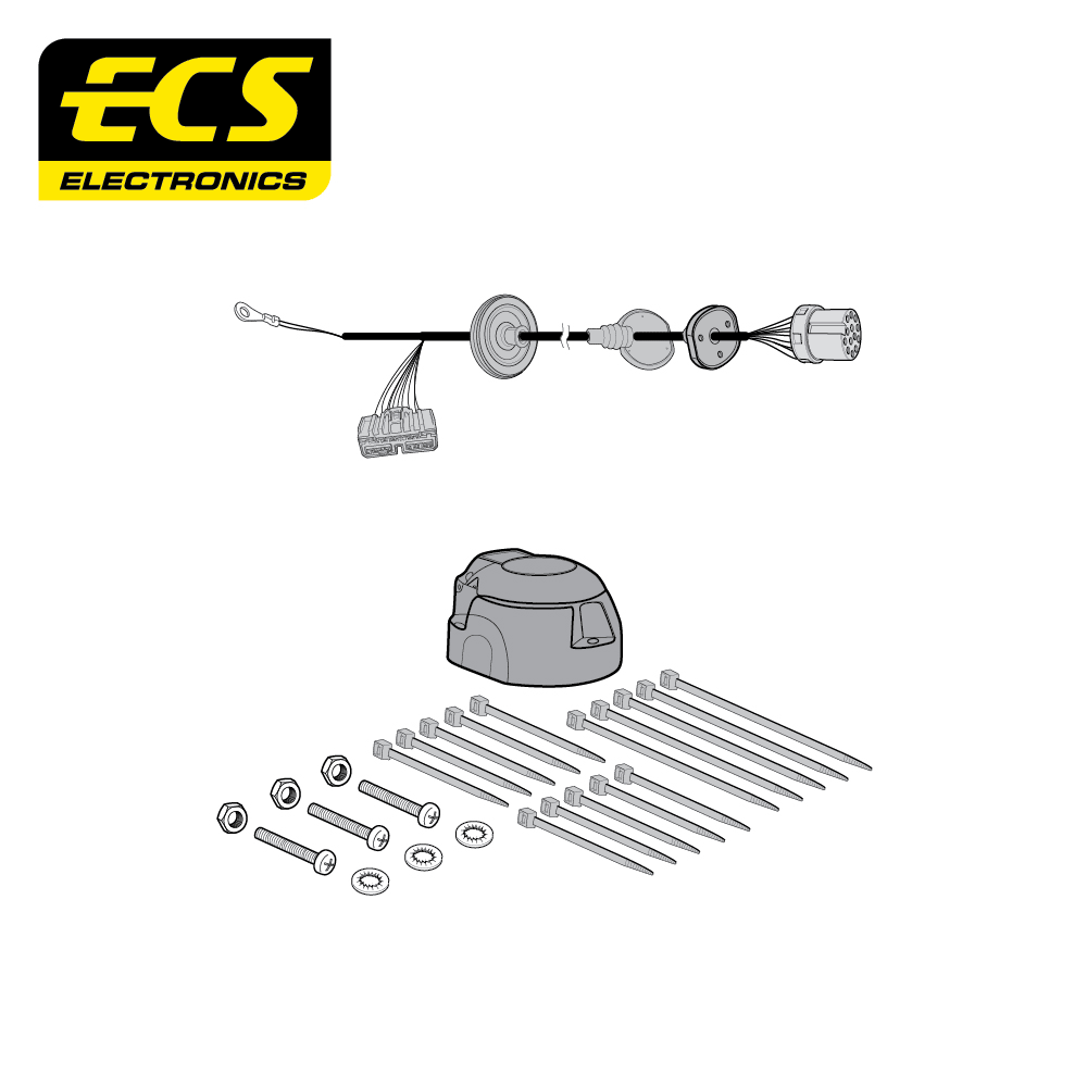 ECS 13-pin Towbar Wiring Kit – Land Rover Discovery Sport 2015–2019 [LR01313U]