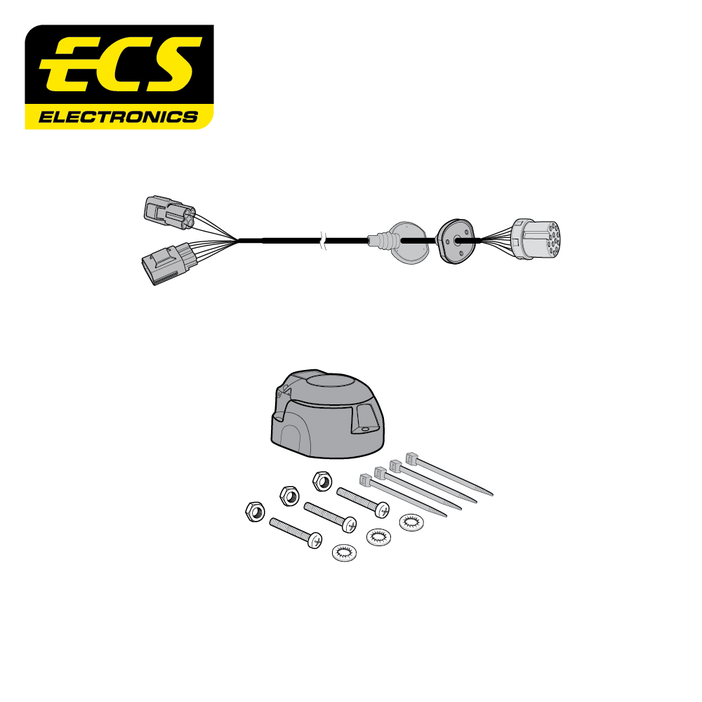 ECS 13-pin Towbar Wiring Kit – Land Rover / Range Rover (multi-fit) 2013+ [LR01413U]
