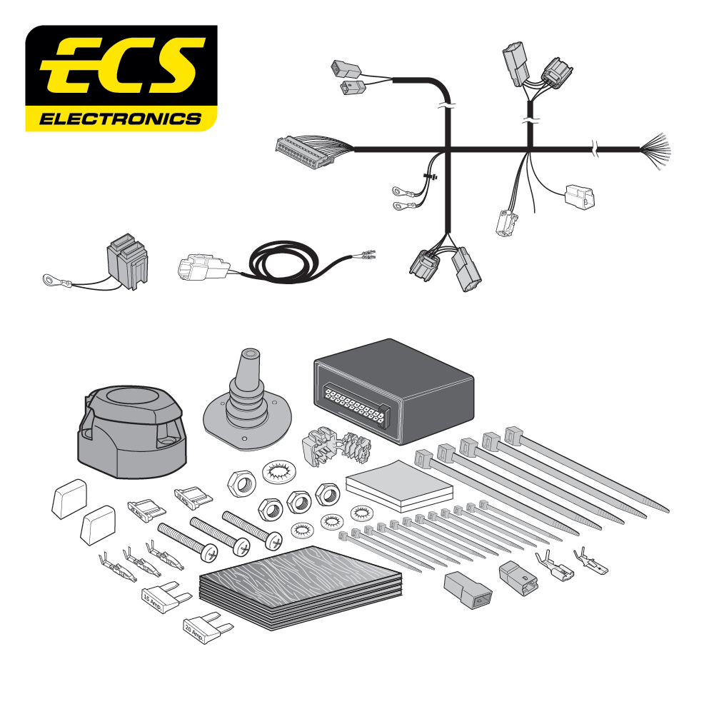 ECS 13-pin Towbar Wiring Kit – Lexus UXe 2021+ [LX00113U]