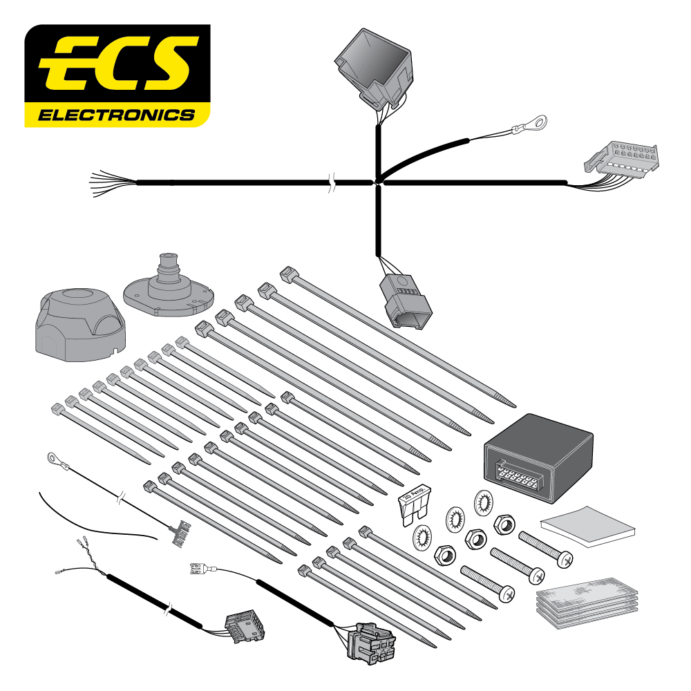 ECS 7-pin Towbar Wiring Kit – Mercedes-Benz Sprinter 2018+ [MB09807U]