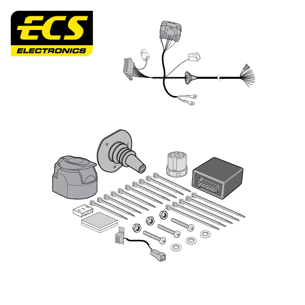 ECS 13-pin Towbar Wiring Kit – MG HS / MG3 / MG4 +5 more 2023+ [MG01113U]