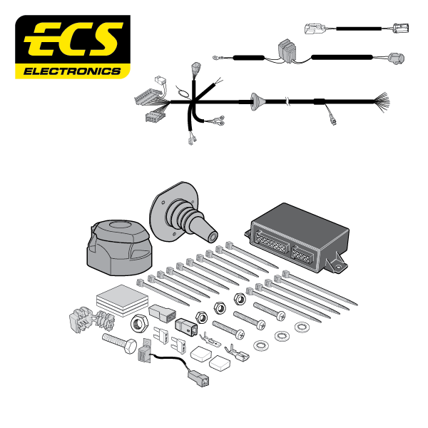 ECS 13-pin Towbar Wiring Kit – Mitsubishi Shogun Sport 2018+ [MT15813U]