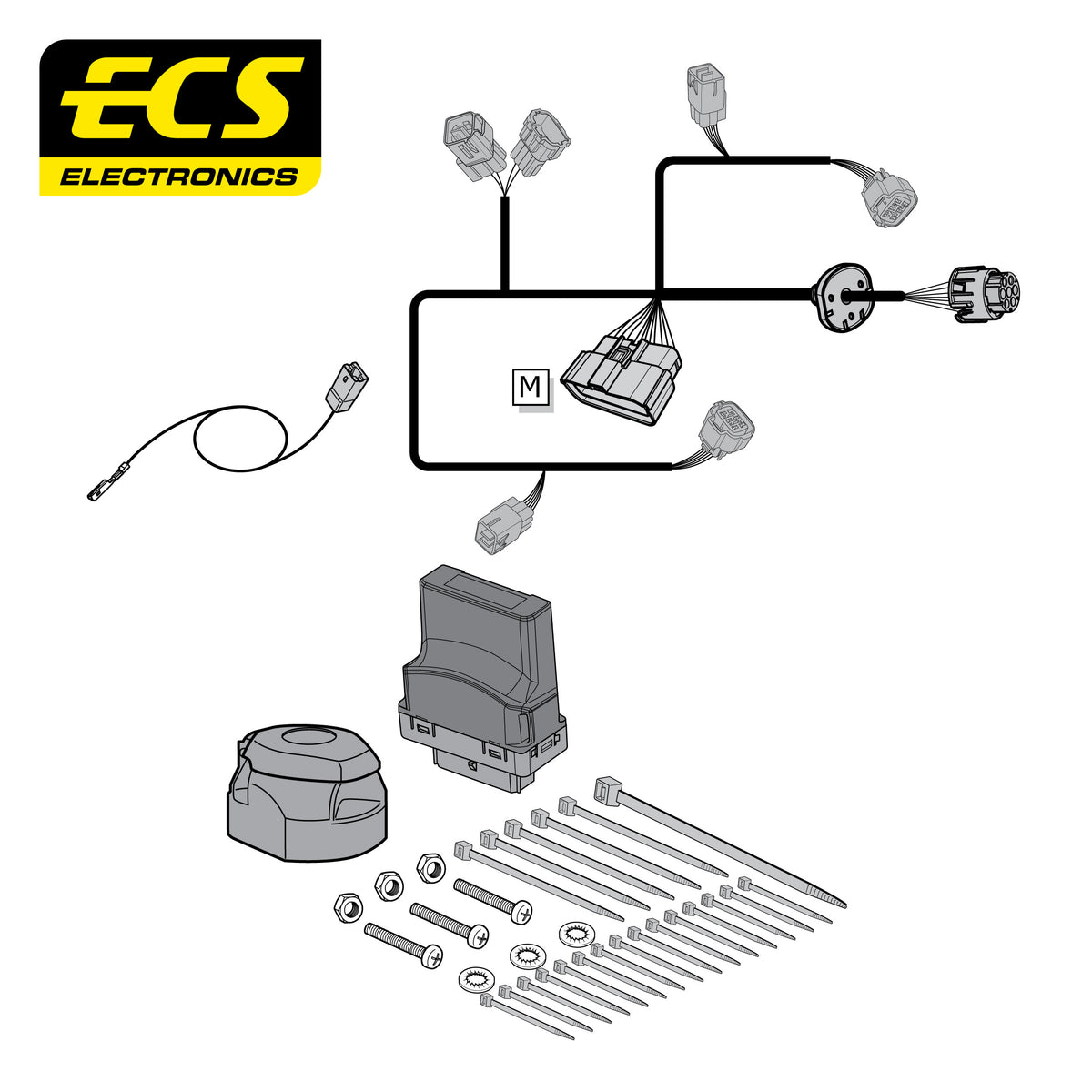 ECS 7-pin Towbar Wiring Kit – Mitsubishi L200 2026+ [MT17307U]