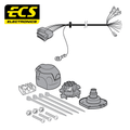 ECS 7-pin Towbar Wiring Kit – Nissan / Renault / Vauxhall / Opel (multi-fit) 2010–2024 [OP073BLU]