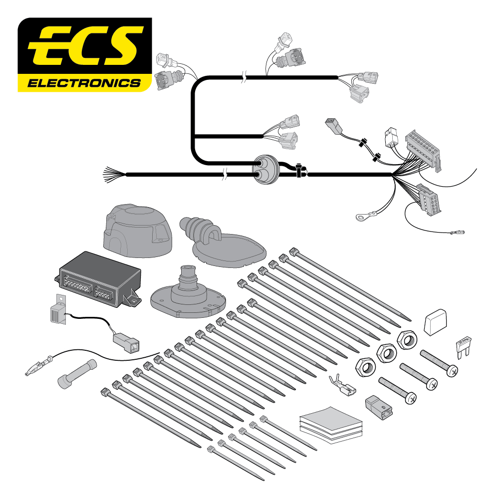 ECS 7-pin Towbar Wiring Kit – Renault Scenic 2016–2024 [RN136BHU]