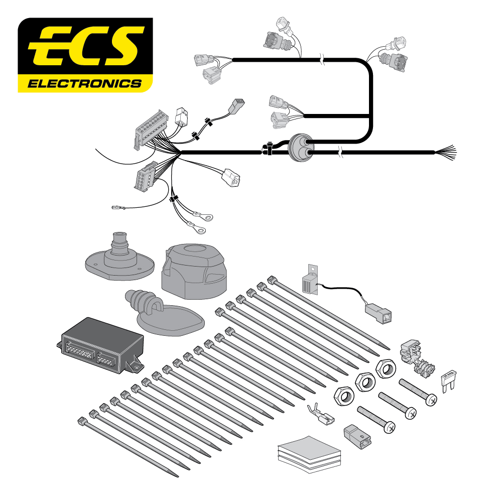ECS 13-pin Towbar Wiring Kit – Renault Scenic 2016–2024 [RN136DHU]