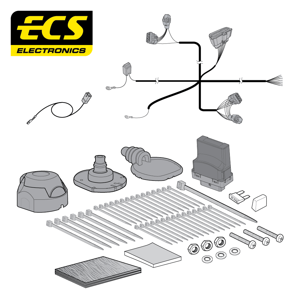ECS 7-pin Towbar Wiring Kit – Maxus eDeliver 3 2020+ [SC00307U]