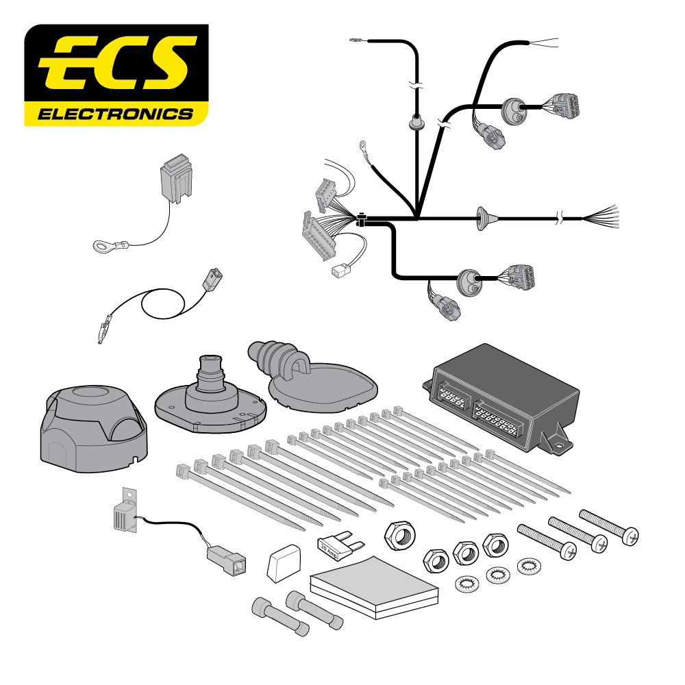ECS 7-pin Towbar Wiring Kit – Maxus Deliver 9 / eDeliver 9 2020+ [SC00407U]