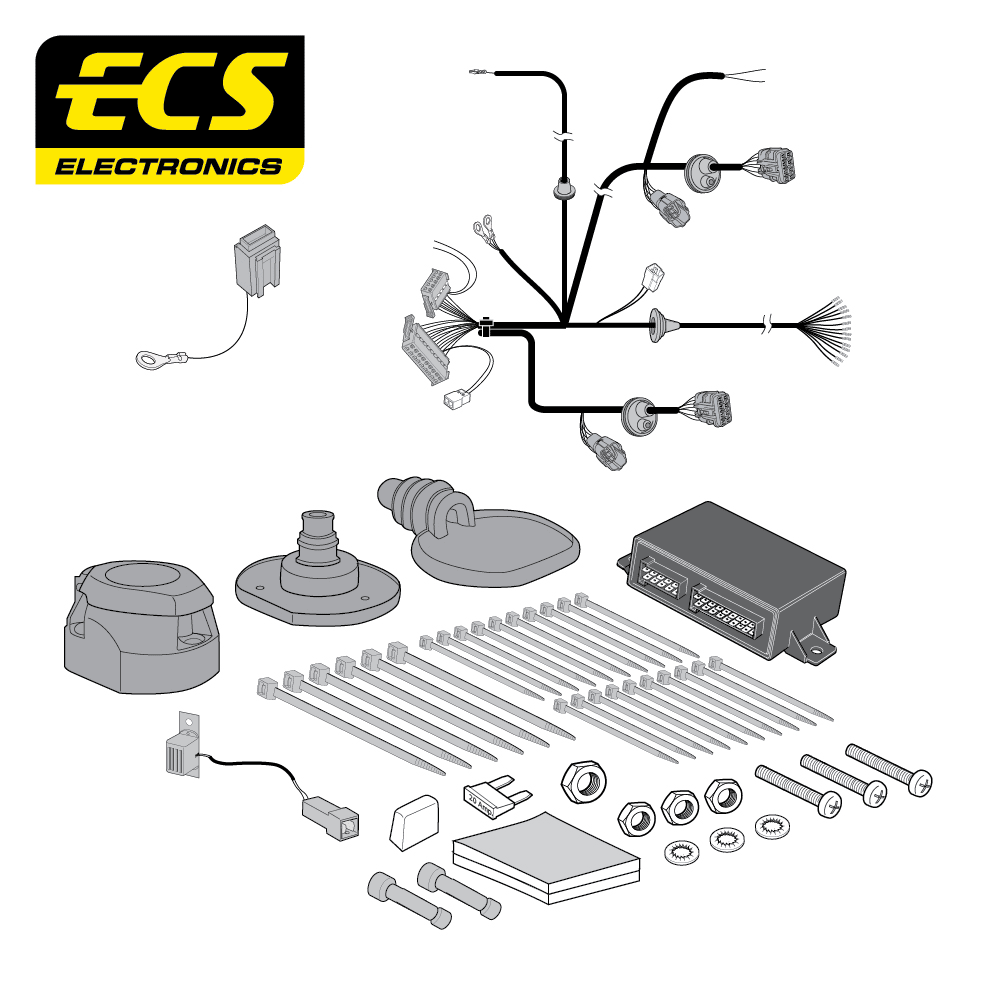 ECS 13-pin Towbar Wiring Kit – Maxus Deliver 9 / eDeliver 9 2020+ [SC00413U]