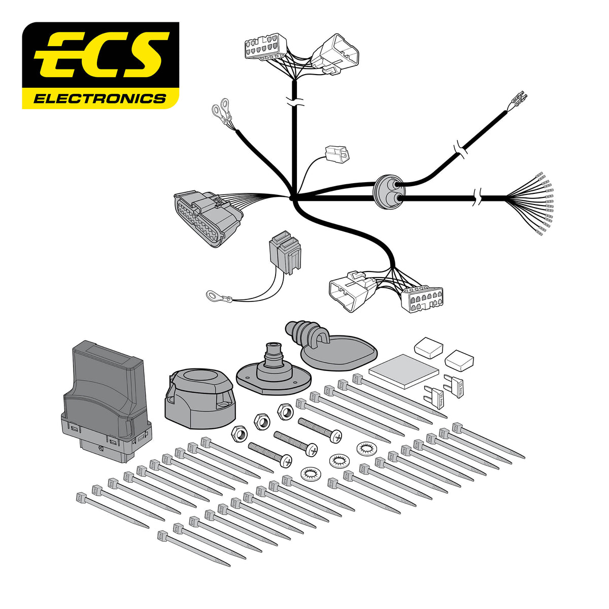 ECS 13-pin Towbar Wiring Kit – Maxus Deliver 7 / eDeliver 7 2024+ [SC00913U]