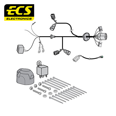 ECS 13-pin Towbar Wiring Kit – SsangYong Rexton 2002–2017 [SY01313U]