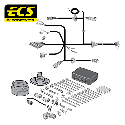 ECS 7-pin Towbar Wiring Kit – SsangYong Rodius 2013+ [SY01807U]