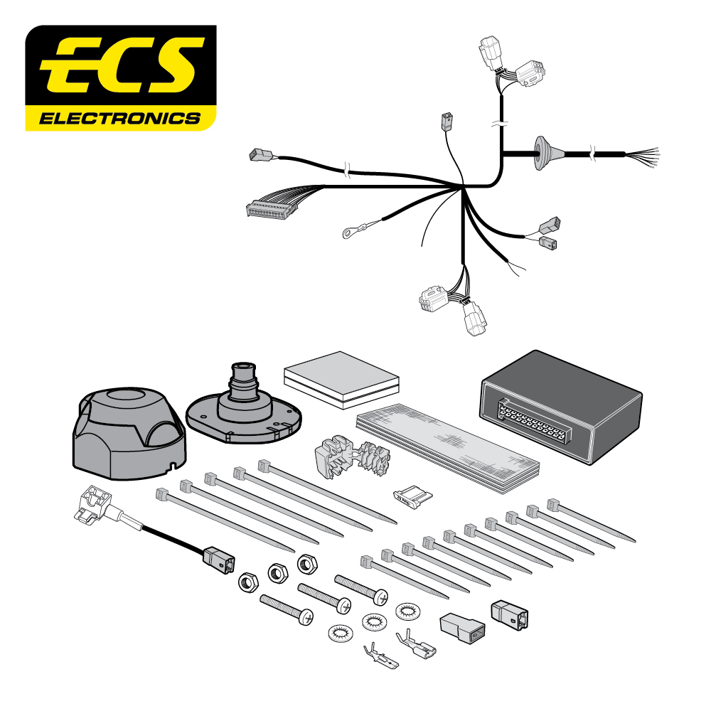 ECS 7-pin Towbar Wiring Kit – Suzuki Ignis 2017+ [SZ04607U]