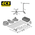 ECS 7-pin Towbar Wiring Kit – Toyota C-HR 2019–2023 [TO31007U]