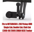 STEINHOF Tow Bar fits MITSUBISHI L-200 2006-2009 – Fixed swan neck [M-338/1]