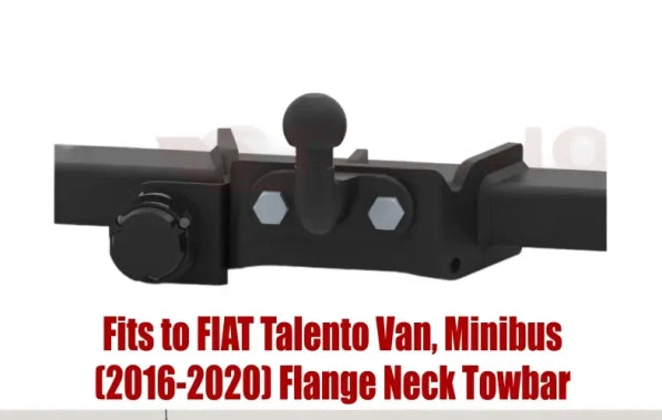 STEINHOF Tow Bar fits RENAULT Trafic III 2020-present – Fixed flange ball [R-141]