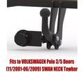STEINHOF Tow Bar fits VOLKSWAGEN Polo 2005-2009 – Fixed swan neck [V-114/1]