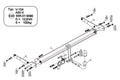STEINHOF Tow Bar fits VOLKSWAGEN Tiguan II 2016-present – Fixed swan neck [V-154]