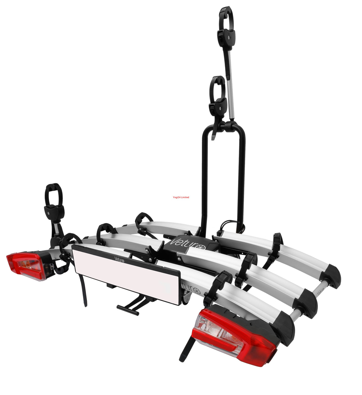 Bike Carrier Veturo PRO – Foldable Towbar Rack, 3 Bikes
