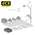 ECS 7-pin Towbar Wiring Kit – Volkswagen Caddy III / Crossgolf / Eos +5 more 2003+ [VW096B1U]