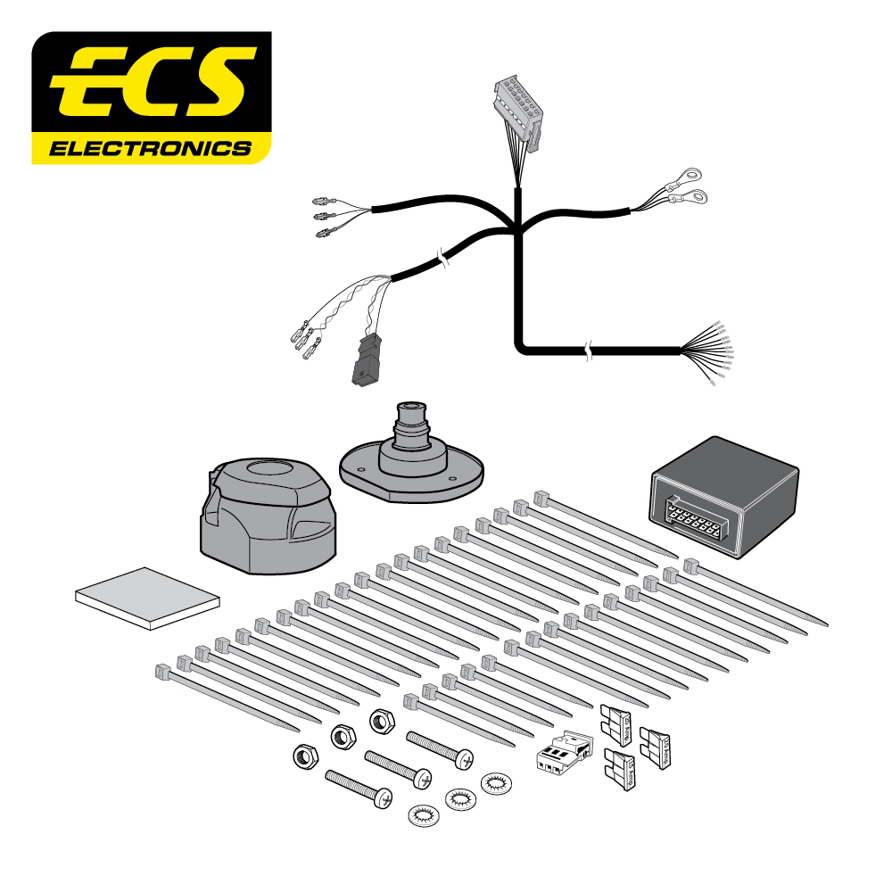 ECS 13-pin Towbar Wiring Kit – MAN / VW (multi-fit) 2017–2024 [VW20013U]