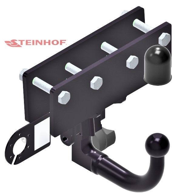 STEINHOF Tow Bar fits JEEP Grand Cherokee 2005-2011 – Detachable swan neck [J-053]