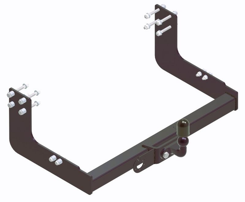 STEINHOF Tow Bar fits MERCEDES BENZ Sprinter Van/Minibus (with step) 1995-2006 – Fixed flange ball [M-226]
