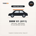 AMOS roof rack for BMW X1 (U11) with flush roof rails