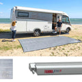 FIAMMA F80L 550 Awning Titanium – Royal Blue Fabric