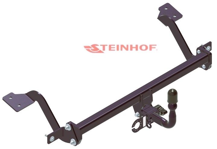 STEINHOF Tow Bar fits CITROEN Berlingo II 2008-2011 – Semi-automatic detachable swan neck [C-065]