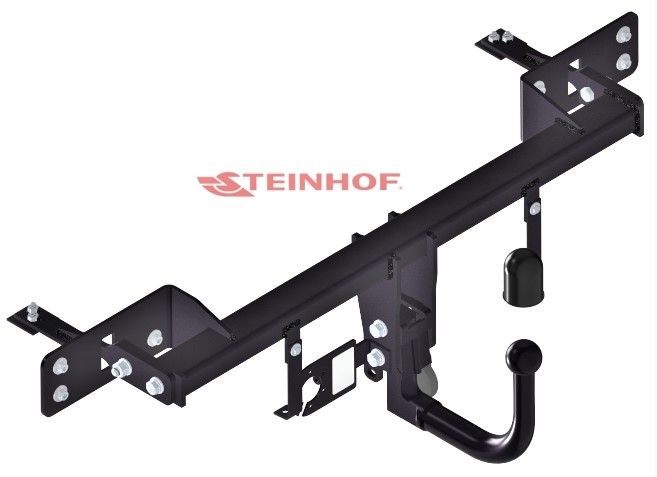 STEINHOF Tow Bar fits FIAT Panda III 4x4 2012-present – Detachable swan neck [F-151]