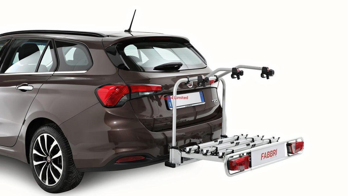 FABBRI Bici Exclusive Deluxe Bike Carrier – Towbar Mounted, 3 Bikes