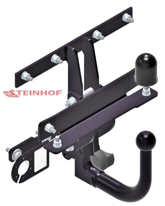 STEINHOF Tow Bar fits VOLVO C30 2006-2012 – Detachable swan neck [V-277]