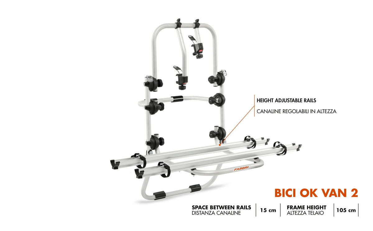 FABBRI Bici OK Van Rear Door Bike Carrier – 2 Bikes