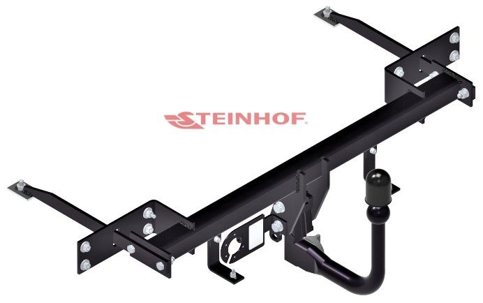 STEINHOF Tow Bar fits FIAT Panda III 2012-present – Detachable swan neck [F-115]
