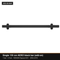 AMOS Roof Rack fits NISSAN Elgrand E51 MPV 5-door 2002-2010 (fixing points) – single 130 cm AERO black bar (add-on)
