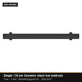 AMOS Roof Rack fits NISSAN Elgrand E51 MPV 5-door 2002-2010 (fixing points) – single 130 cm Dynamic black bar (add-on)