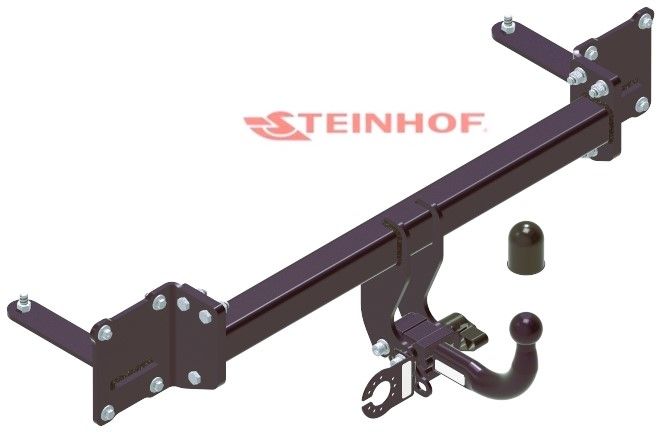 STEINHOF Tow Bar fits MG HS I 2020-2024 – Semi-automatic detachable swan neck [M-276]