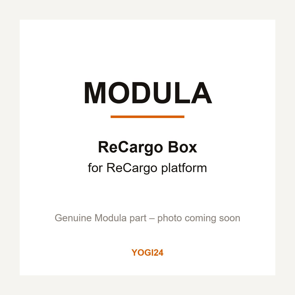 Modula ReCargo Box for ReCargo Platform