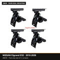 AMOS Roof Rack Feet fits NISSAN Elgrand E52 MPV 5-door 2010-2026 (door-seal mounting points) – set of 4, no bars