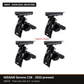 AMOS Roof Rack Feet fits NISSAN Serena C28 MPV 5-door 2022-present (door-seal mounting points) – set of 4, no bars