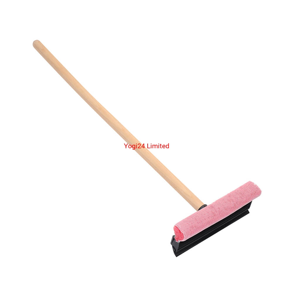 Sponge squeegee with a wooden mesh D