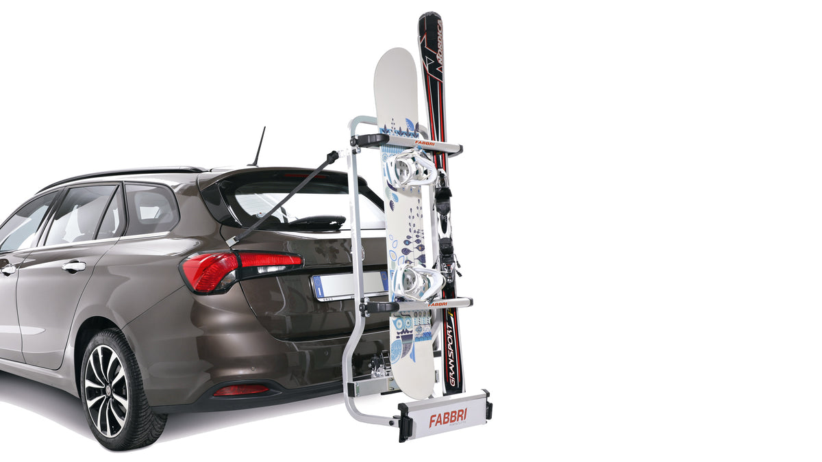 FABBRI Ski Pass Ski & Board Towbar Ski Carrier